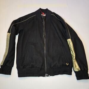 True Religion Men's Varsity Wool Design Bomber Jacket - 103121